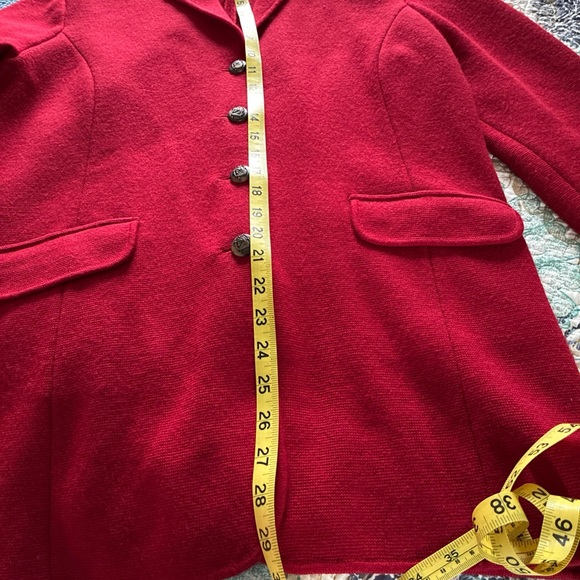 Ralph Lauren Women's Vibrant Red Blazer - Picture 8 of 8